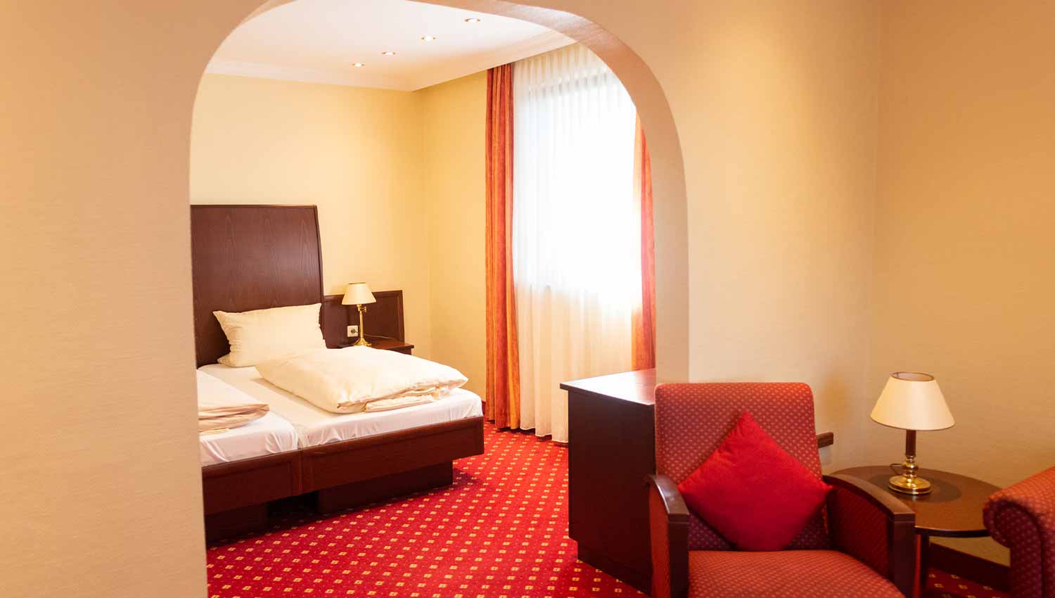 Hotel mit besonders ruhig gelegenen Zimmern in Düsseldorf